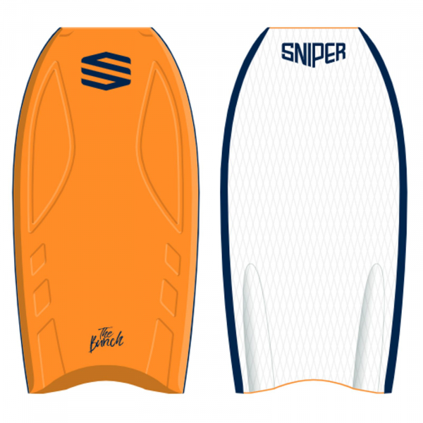 SNIPER Bodyboard BunchII EPS Stringer 41 Orange