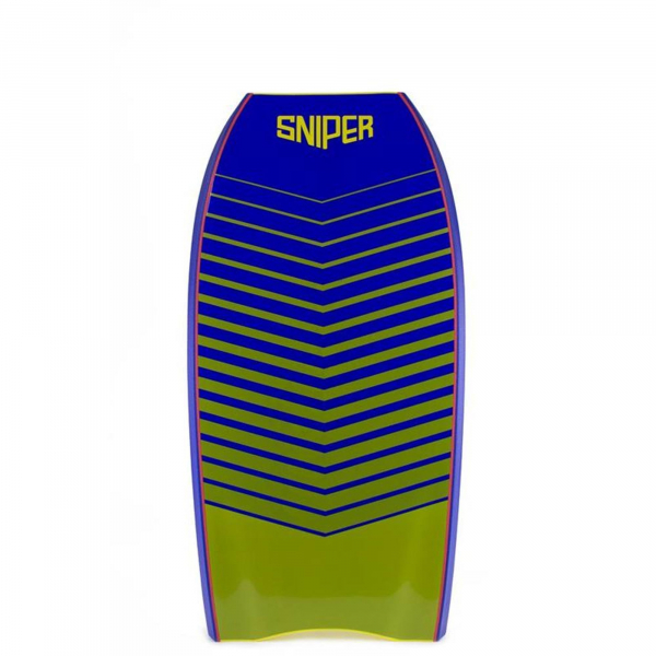 SNIPER Bodyboard Vyrus PE 42 Chevron Gelb
