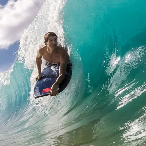 SNIPER Bodyboard Vyrus PE 44 Chevron Gelb