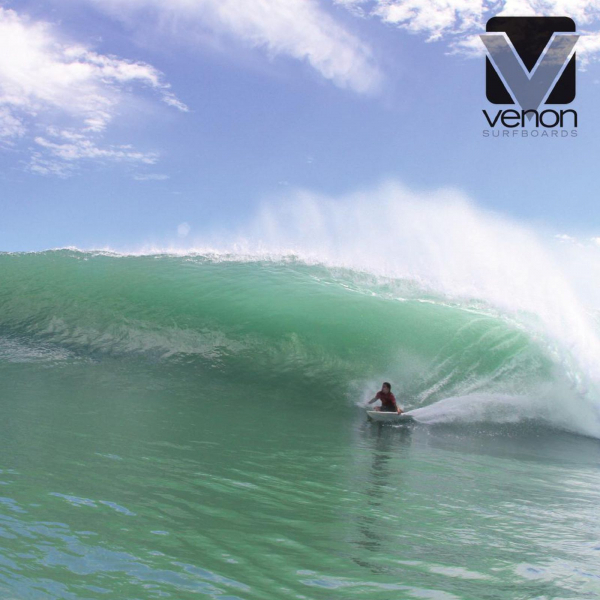 Surfboard VENON Evo 6.4 Hybrid Split Black