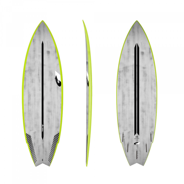 Surfboard TORQ ACT Prepreg Go-Kart 6.6 GreenRail