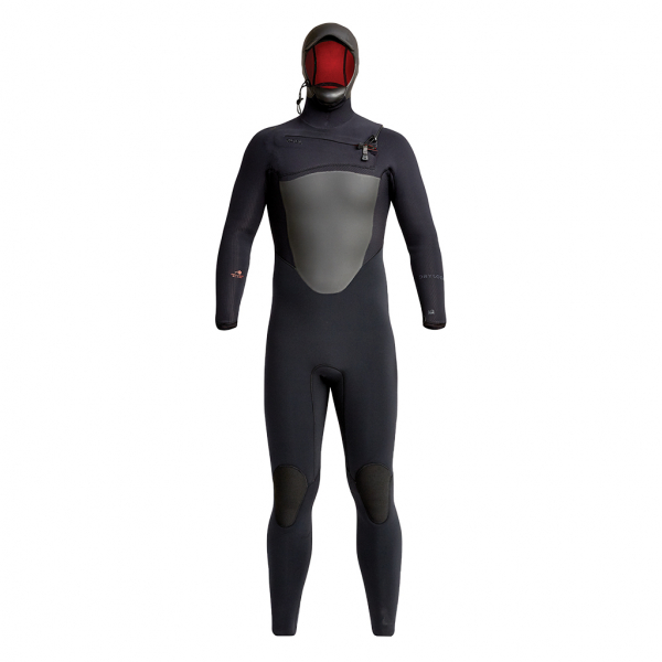 Xcel Drylock Combinaison Hooded 6/5mm Front-Zip Hommes Noir