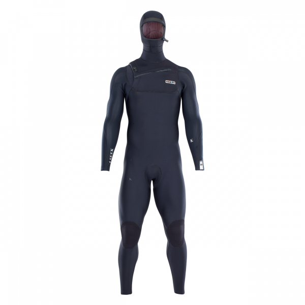 ION Seek Select Semidry Traje 6/5/4mm Cremallera frontal Hombre negro