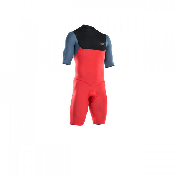 ION Seek Core Shorty 2/2mm Back-Zip Männer red/steel blue/black
