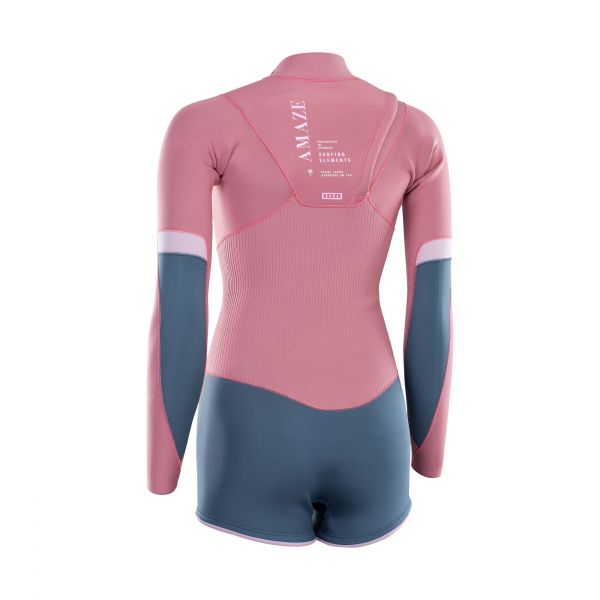ION Amaze Shorty Manga Larga 2.0mm Zipless Mujer sucio rosa