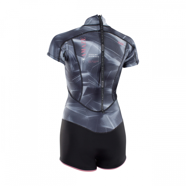 ION Amaze Shorty 2,5mm Back-Zip Mujer láser negro