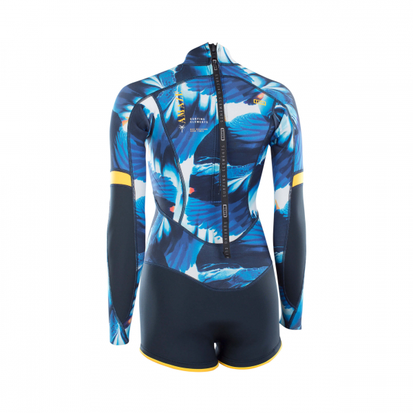 ION Amaze Shorty Manga Larga 2.0mm Cremallera Trasera Mujer Azul Capsule