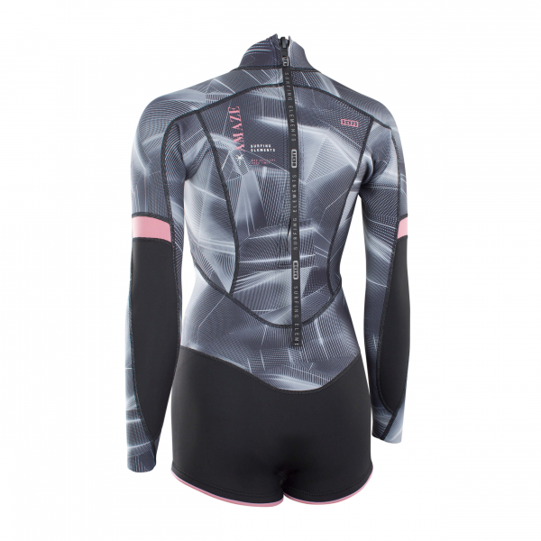 ION Amaze Shorty manches longues 2,0mm Back-Zip Femmes laser black