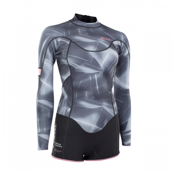 ION Amaze Shorty manches longues 2,0mm Back-Zip Femmes laser black
