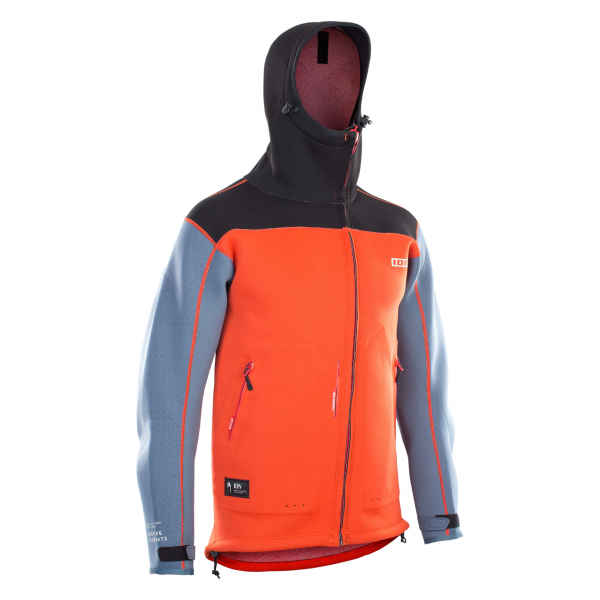 ION Neo Shelter Jacke Amp Männer red/steel blue/black