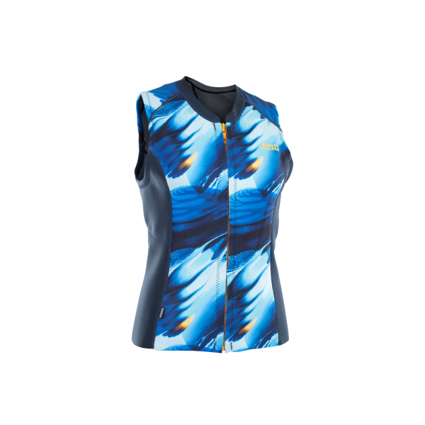ION Neo ZipTop Rashguard 1.5mm mujer azul cápsula