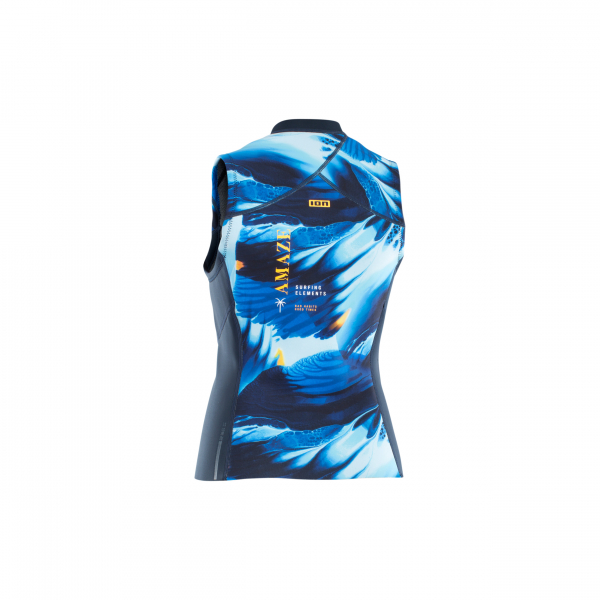 ION Neo ZipTop Rashguard 1.5mm mujer azul cápsula