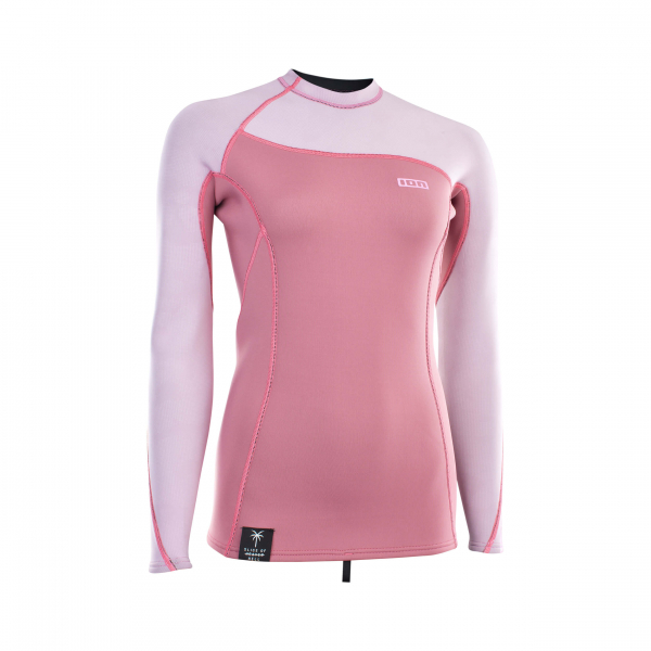 ION Neo Top manches longues 2/2mm Femmes dirty rose