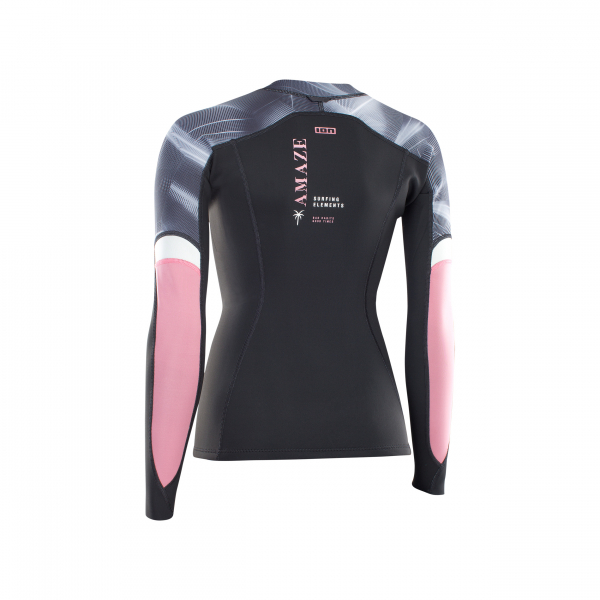 ION Neo Zip Top Rashguard 1,5mm Männer laser black