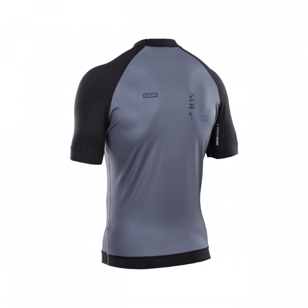 ION Rashguard Kurzarm Männer steel blue/black