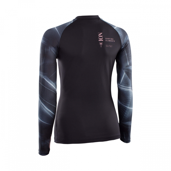 ION Rashguard manga larga mujer láser negro