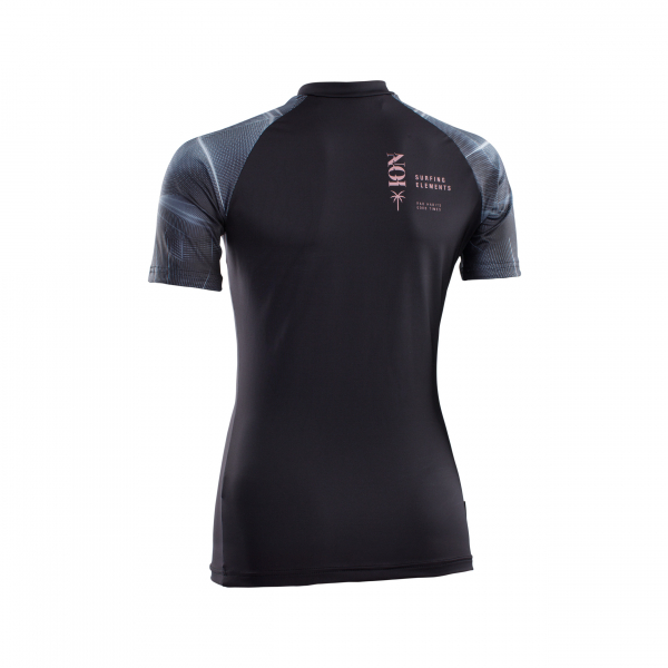 ION Rashguard manga corta mujer láser negro