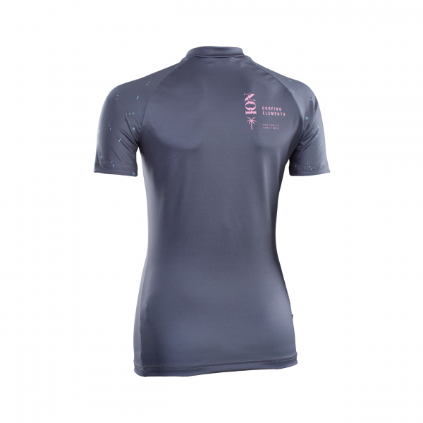 ION Rashguard Kurzarm Frauen steel blue