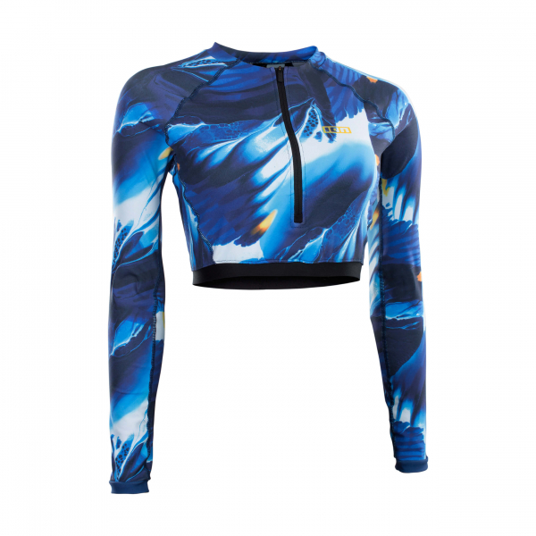ION Amaze Rashguard Manga Larga Mujer Azul Capsule