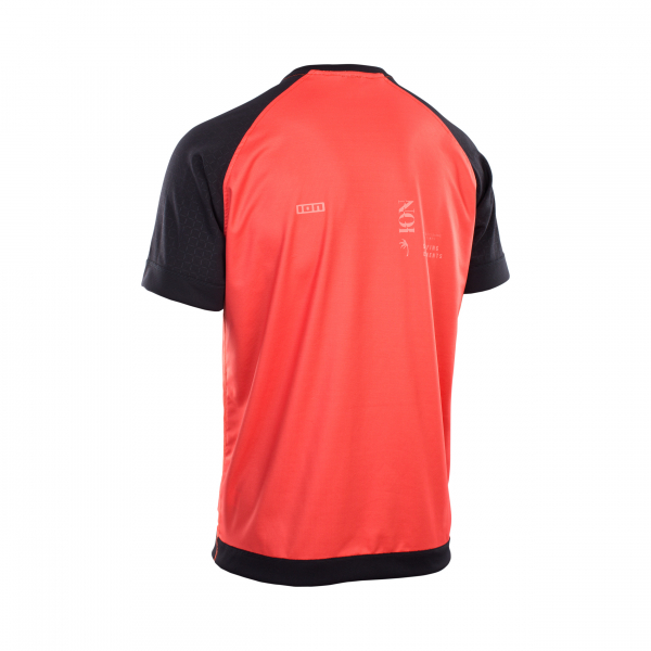 ION Wetshirt Manga Corta Hombre rojo/negro