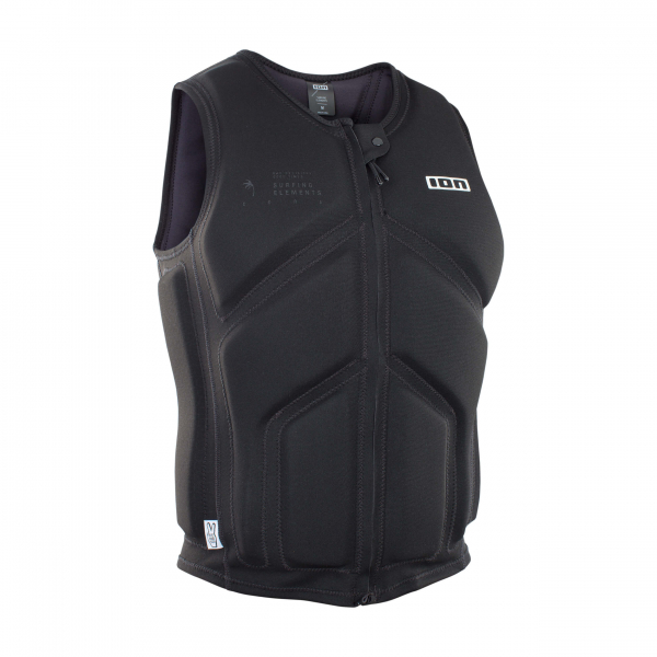 ION Collision Core Chaleco Cremallera Delantera Hombre negro