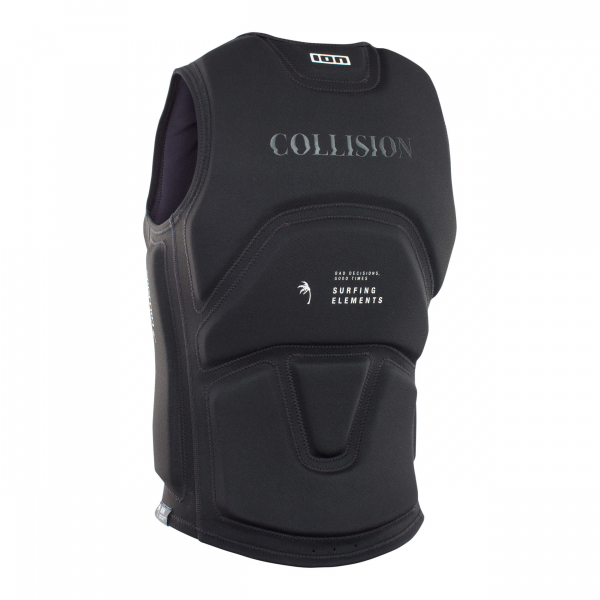 ION Collision Core Chaleco Cremallera Delantera Hombre negro