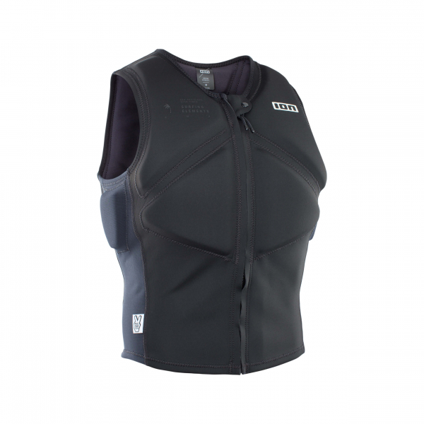 ION Vector Amp Chaleco Cremallera frontal Hombre negro