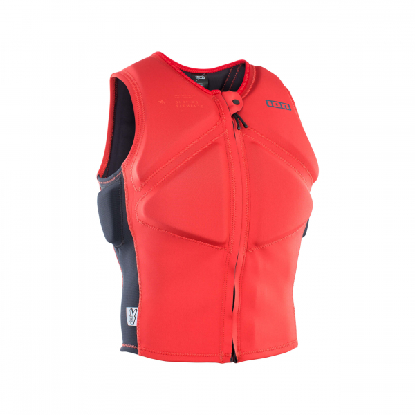 ION Vector Amp Weste Front-Zip Männer red/black
