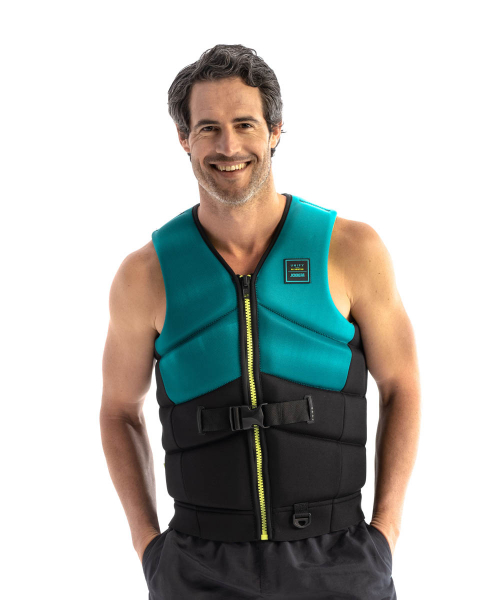 Jobe Giubbotto di salvataggio Unify con zip frontale Uomo Vintage Teal