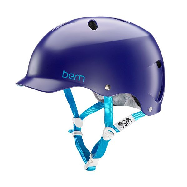 Bern Lenox H2O Water Sports Helmet Women Satin Midnight Blue 2018 Front View