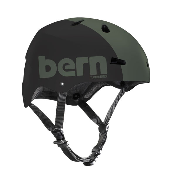 Bern Macon H2O Water Sports Helmet Men Matte Black Blackout 2018 Front View
