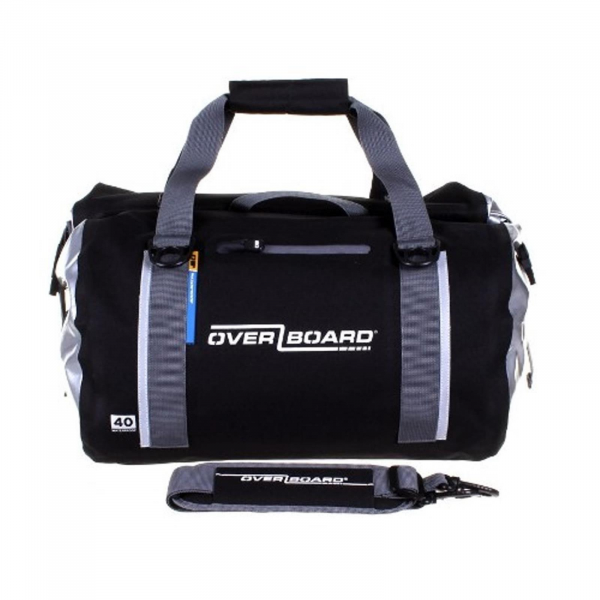 Overboard Waterproof Duffel Bag 40 Liter Black