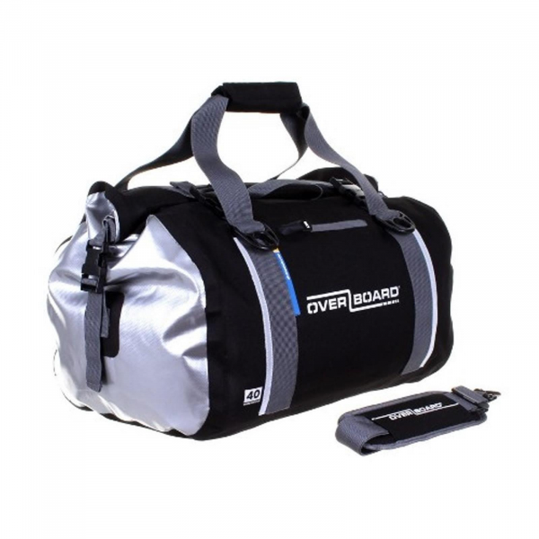 Overboard Waterproof Duffel Bag 40 Liter Black