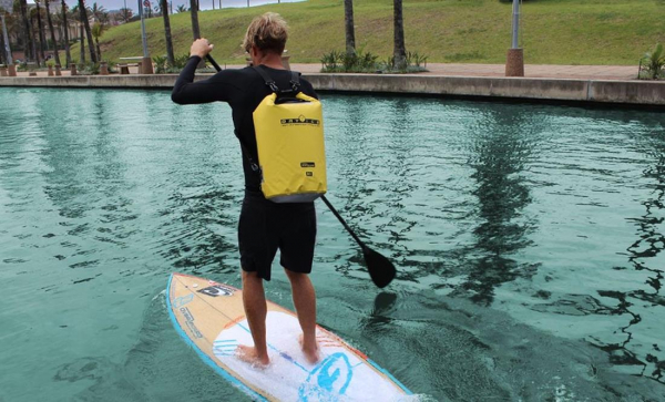 Overboard waterproof cooler bag 30 liters yellow