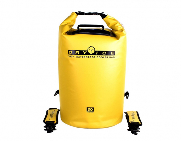 Overboard waterproof cooler bag 30 liters yellow
