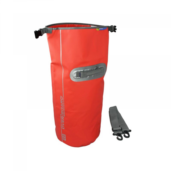 Overboard waterproof duffel bag 30 L Red