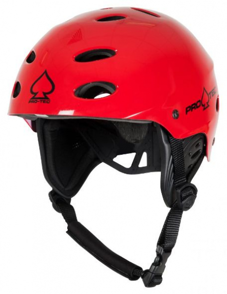 Pro-Tec Ace Wake Wassersporthelm Unisex Rot Vorderansicht