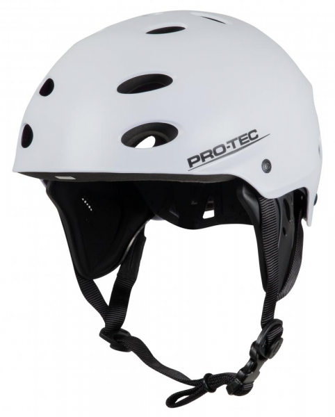 Pro-Tec Ace Wake Water Sports Helmet Unisex Satin White Front View