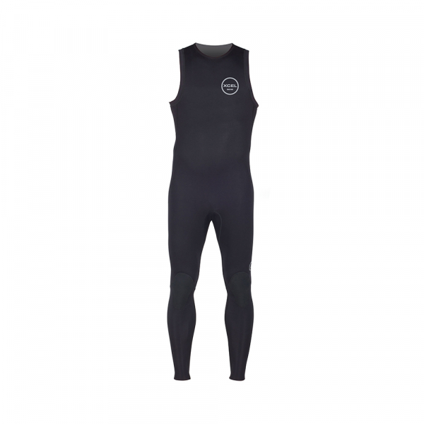 Xcel Axis OS Long John Wetsuit 2mm Back-Zip Hommes Noir