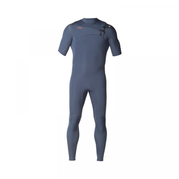 Xcel Comp X X2 Combinaison à manches courtes 2mm Zip frontal Hommes Bleu d'encre
