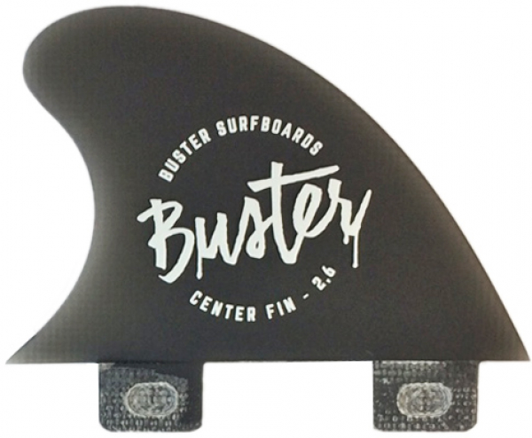 Buster Surfboard Finnen Center Finne Schwarz 2.6''