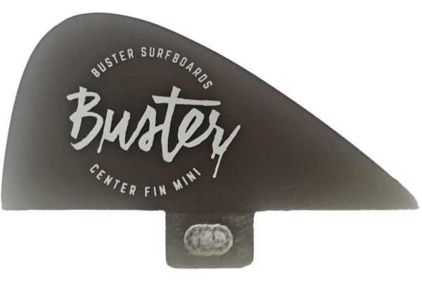 Buster Surfboard Finnen Aleta Central Negra 1.8''