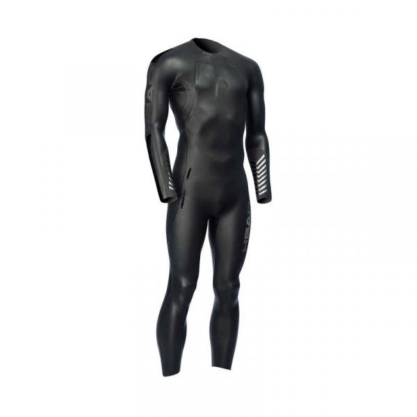 Head Neopren Black Marlin Schwarz-Silber Herren Vorderansicht