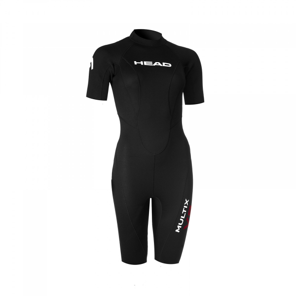Head Multix VS 2.5 Shorty Wetsuit Women Black/Red Front