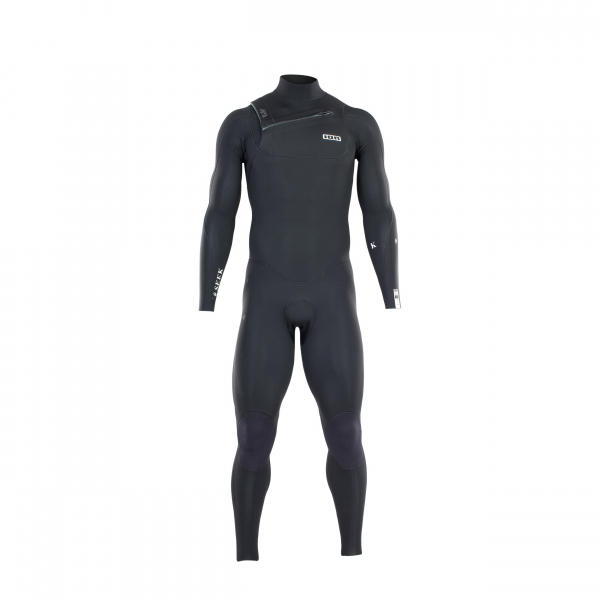 ION Seek Core Semidry Traje 5/4mm Cremallera frontal Hombre negro