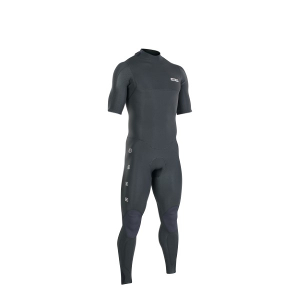 ION Seek Core Kurtzarm Neoprenanzug 3/2 mm Back-Zip Männer Schwarz