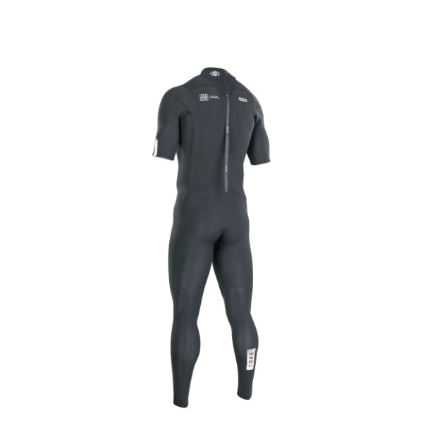 ION Seek Core Kurtzarm Neoprenanzug 3/2 mm Back-Zip Männer Schwarz