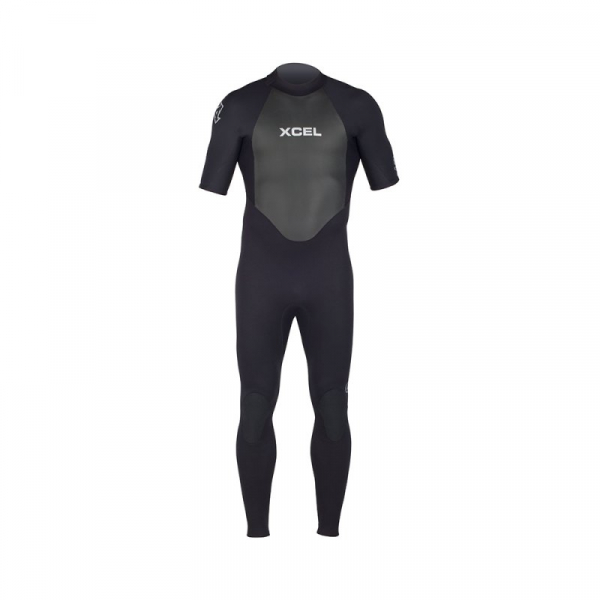 Xcel Axis OS Kurtzarm Neoprenanzug 2mm Back-Zip Männer Schwarz