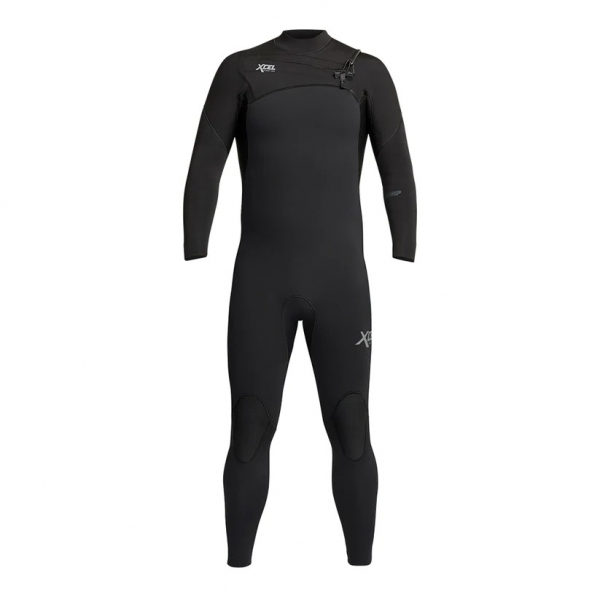 Xcel Comp X2 Combinaison 4/3mm Front-Zip Hommes Noir