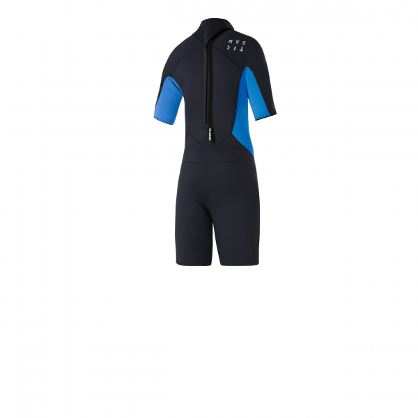 Mystic Star Shorty Neoprenanzug 3/2 Flatlock Back-Zip Kids Schwarz